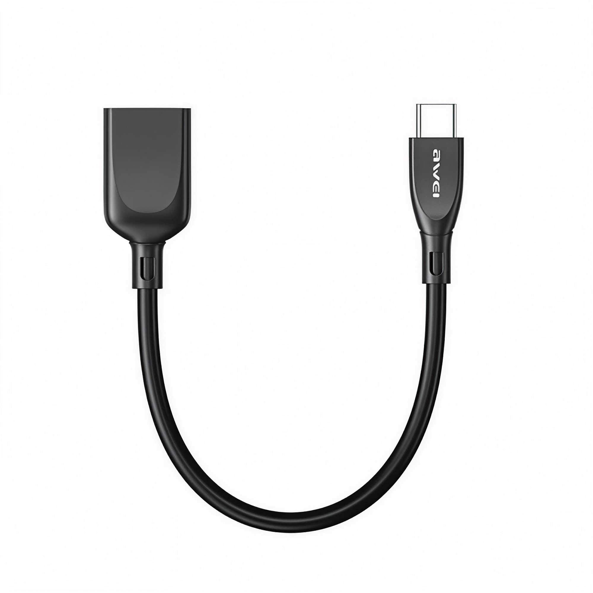 کابل تبدیل OTG یو اس بی به تایپ سی اوی مدل Awei CL-14