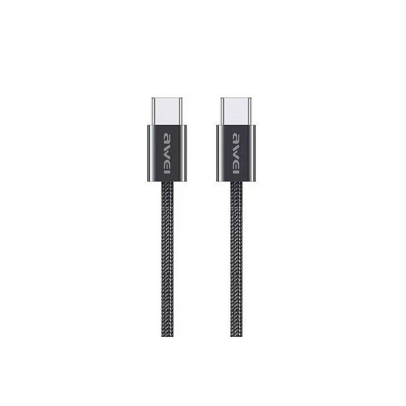 کابل USB-C به USB-C اوی مدل CL-220T 60W طول 2 متر
